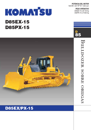 Kettendozer Komatsu D85PX-15E0