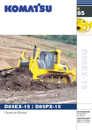 Kettendozer Komatsu D85PX-15