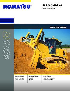 Kettendozer Komatsu D155AX-8 WH