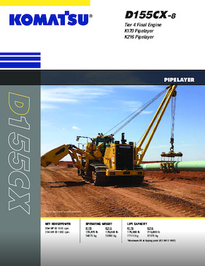 Kettendozer Komatsu D155CX-8 K170