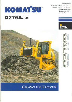 Kettendozer Komatsu D275A-5R