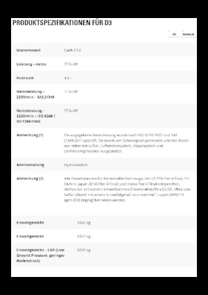 Kettendozer Caterpillar D3 XL