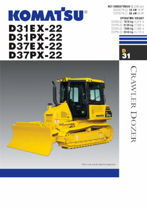 Kettendozer Komatsu D31EX-22