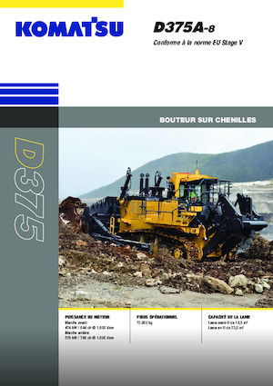 Kettendozer Komatsu D375A-8E0