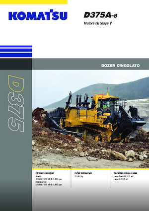 Kettendozer Komatsu D375A-8E0