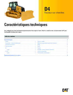 Kettendozer Caterpillar D4 XL
