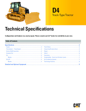 Kettendozer Caterpillar D4 XL