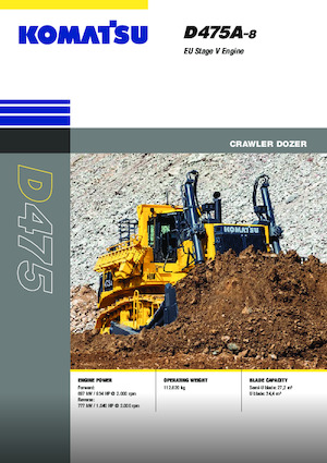 Kettendozer Komatsu D475A-8E0