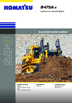 Kettendozer Komatsu D475A-8E0