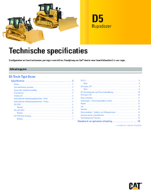 Kettendozer Caterpillar D5 LPG VPAT