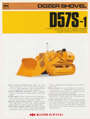 Kettendozer Komatsu D57S-1