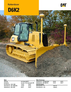Kettendozer Caterpillar D6K2 XL