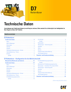 Kettendozer Caterpillar D7 LGP