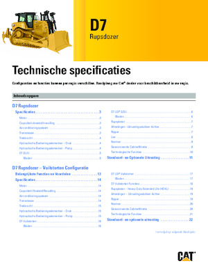 Kettendozer Caterpillar D7 LGP