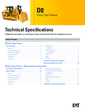 Kettendozer Caterpillar D8
