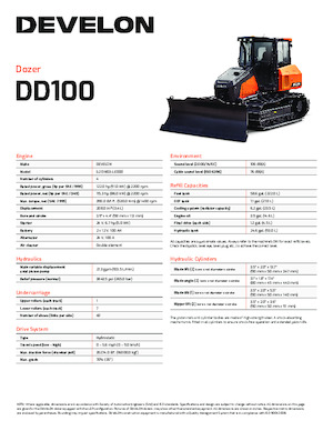 Kettendozer Develon DD100XL