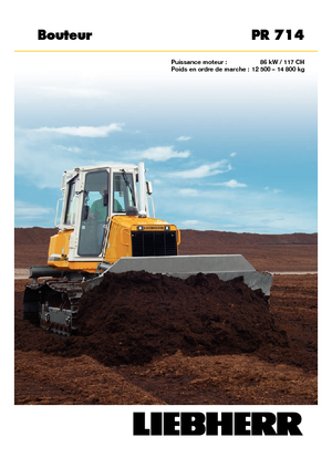 Kettendozer Liebherr PR 714 XL