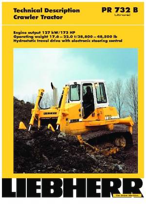 Kettendozer Liebherr PR 732 B Litr.