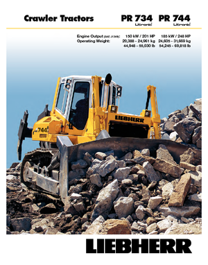 Kettendozer Liebherr PR 734 L