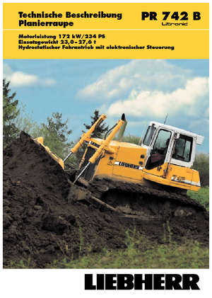 Kettendozer Liebherr PR 742 B Litr.