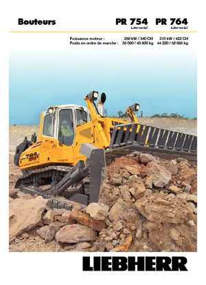 Kettendozer Liebherr PR 764