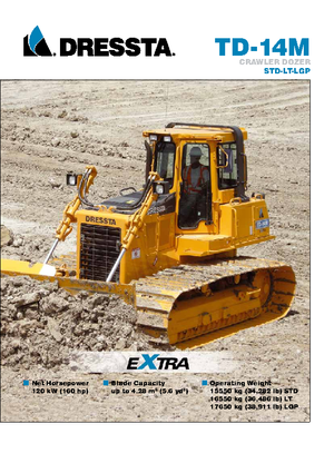 Kettendozer Dressta TD 14 M Extra