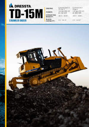 Kettendozer Dressta TD 15M