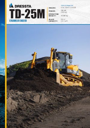 Kettendozer Dressta TD 25M