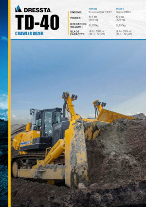 Kettendozer Dressta TD 40E Extra 