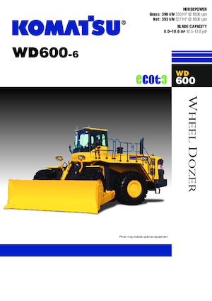 Raddozer Komatsu WD600-6