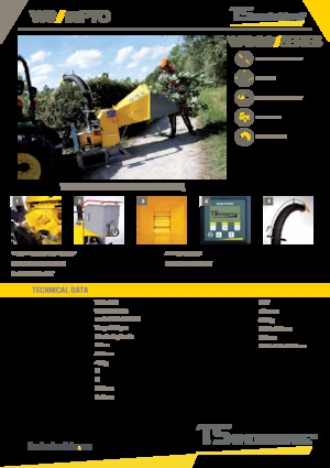 Holzhäcksler TS-Industrie 10 PTO