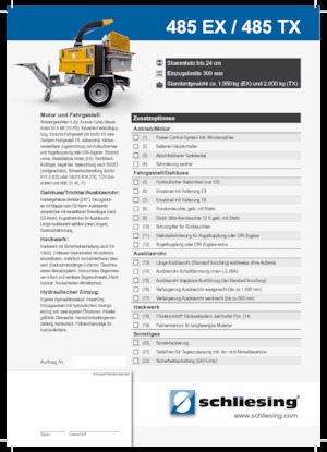 Holzhäcksler Schliesing 485 TX