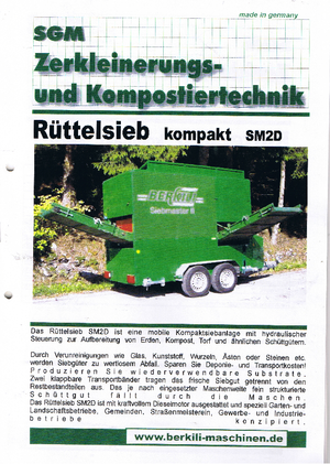 Holzhäcksler Berkili 50 D 30+F