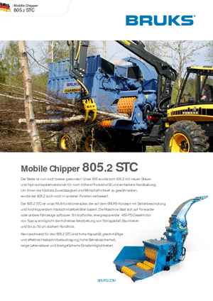 Holzhäcksler Bruks 805.2 STC
