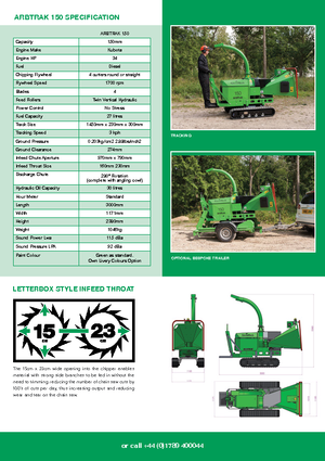 Holzhäcksler Green Mech Aborist 150-34 TD