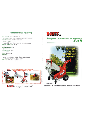 Holzhäcksler Bugnot BV-E 3