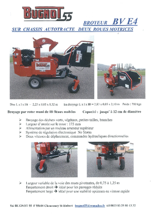 Holzhäcksler Bugnot BV-E 4 PF