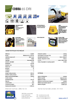 Holzhäcksler TS-Industrie Cobra 65 DRI