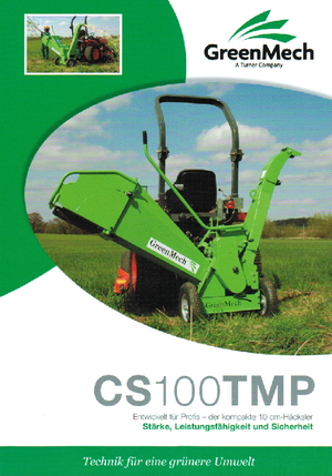 Holzhäcksler Green Mech CS 100 TMP