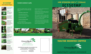 Holzhäcksler Green Mech ECO 150 TMP