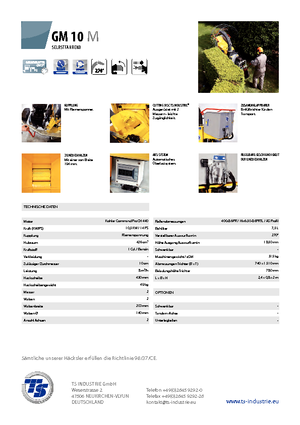 Holzhäcksler TS-Industrie GM 10 M