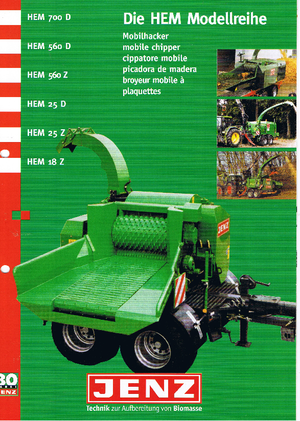 Holzhäcksler Jenz HEM 18 Z