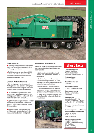 Holzhäcksler Jenz HEM 820 DL