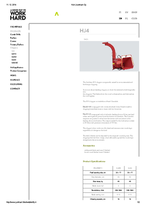 Holzhäcksler Junkkari HJ 4 G