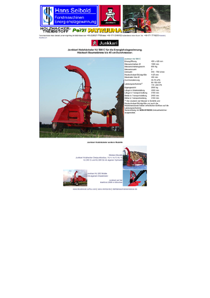 Holzhäcksler Junkkari HJ 500 C