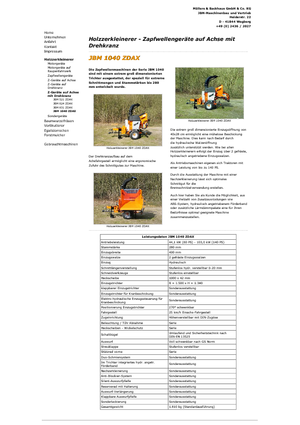 Holzhäcksler JBM JBM 1040 ZDAX
