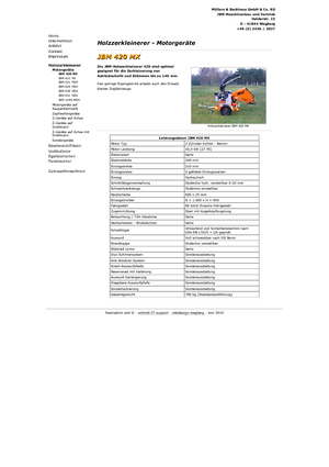 Holzhäcksler JBM JBM 420 MX 27