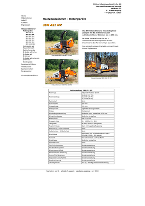 Holzhäcksler JBM JBM 421 MX 23