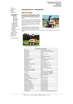 Holzhäcksler JBM JBM 624 MDX 26