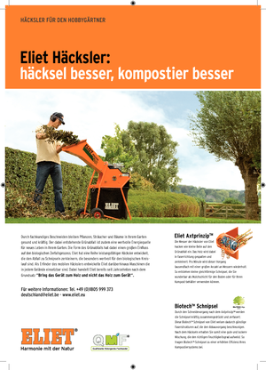 Holzhäcksler Eliet Maestro